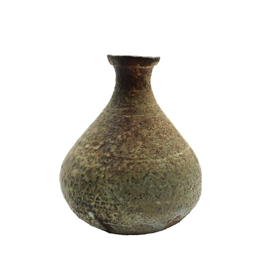 Sake bottleAsh Glaze 603_Michikazu Sakai
