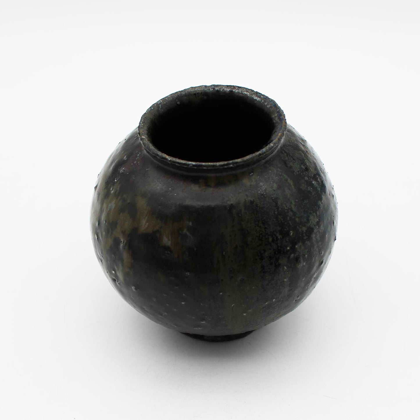 Vase Black Glaze C 604_Toru Hatta