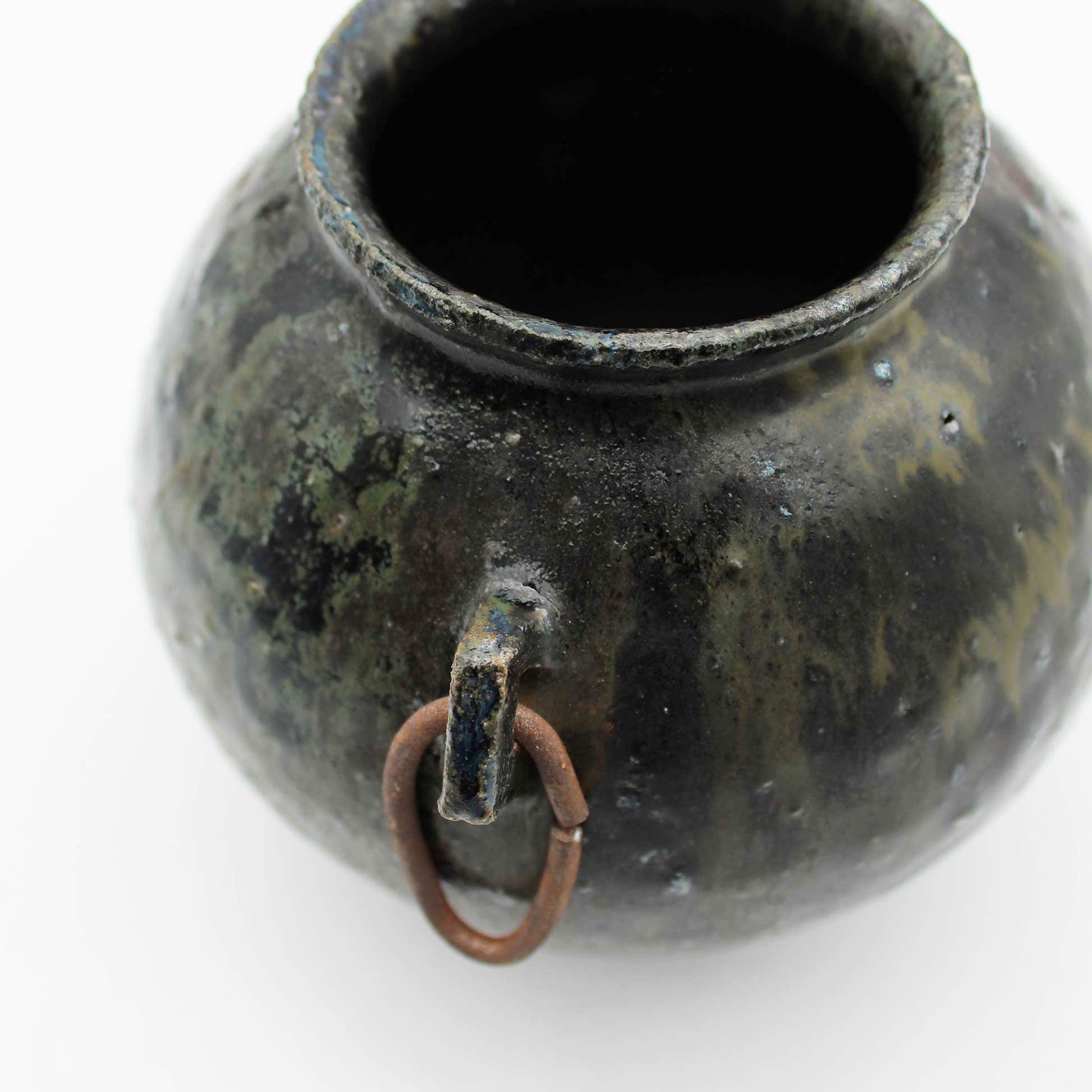 Vase Black Glaze C 604_Toru Hatta