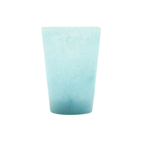 SAKE glass _glass casting deep green _Yohei Goto