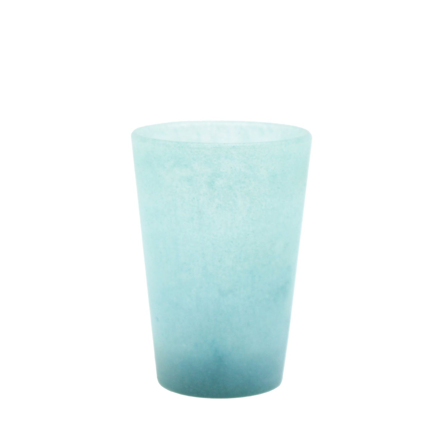 SAKE glass _glass casting deep green _Yohei Goto