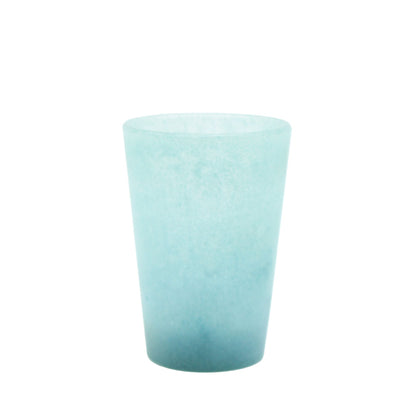 SAKE glass _glass casting deep green _Yohei Goto