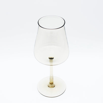 Wine Glass Square Amber_Taku Eiki