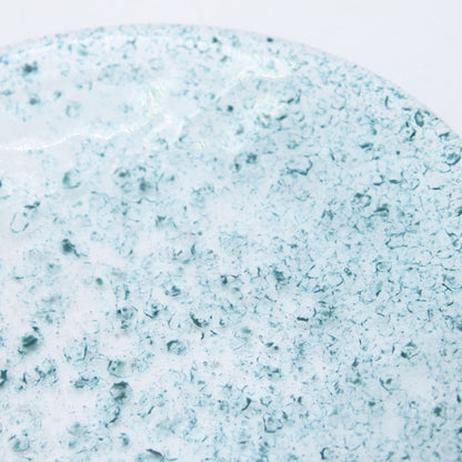 Stone pattern plate deep green_Yohei Goto