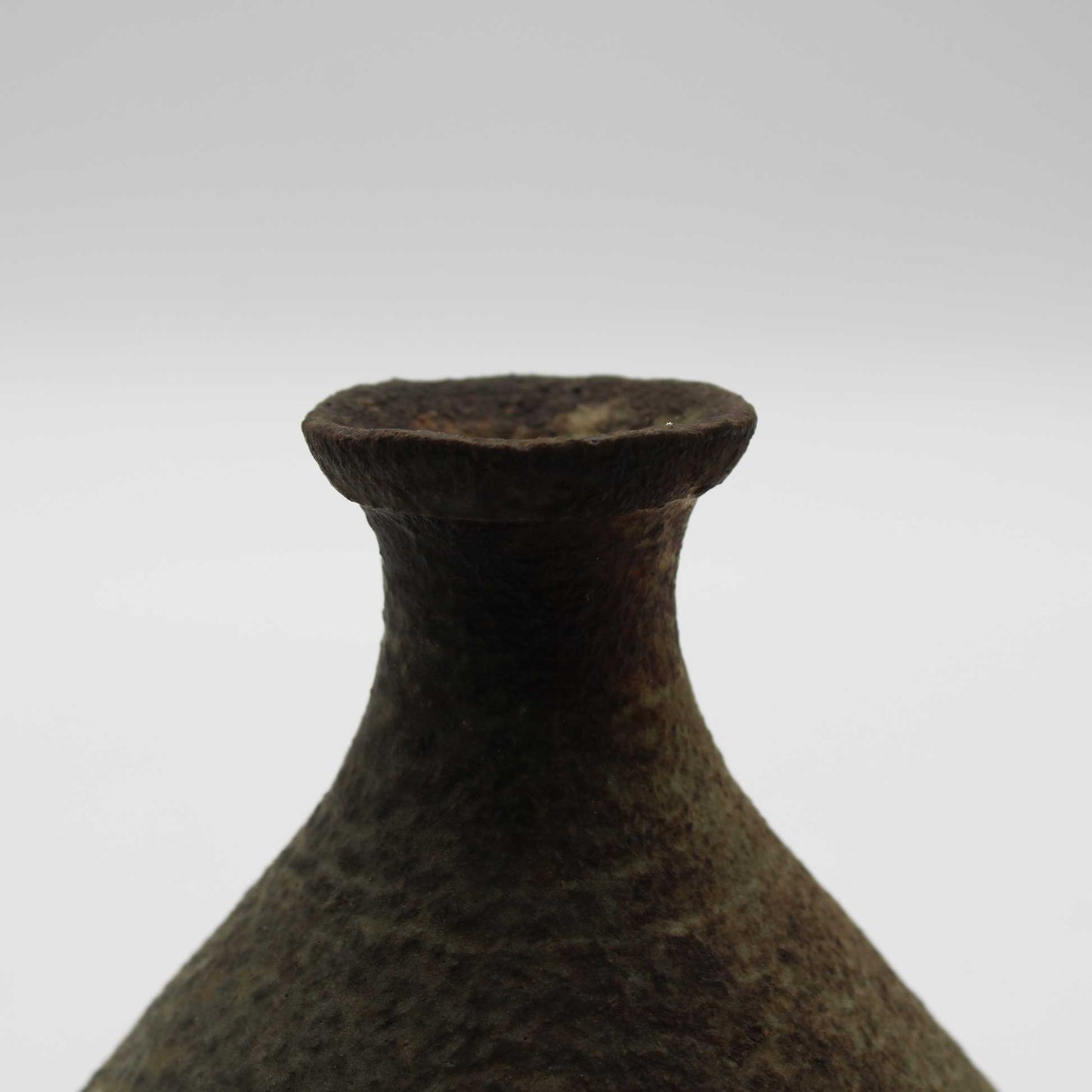 Sake bottleAsh Glaze 603_Michikazu Sakai