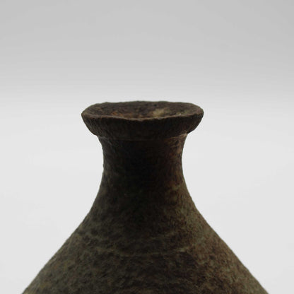 Sake bottleAsh Glaze 603_Michikazu Sakai