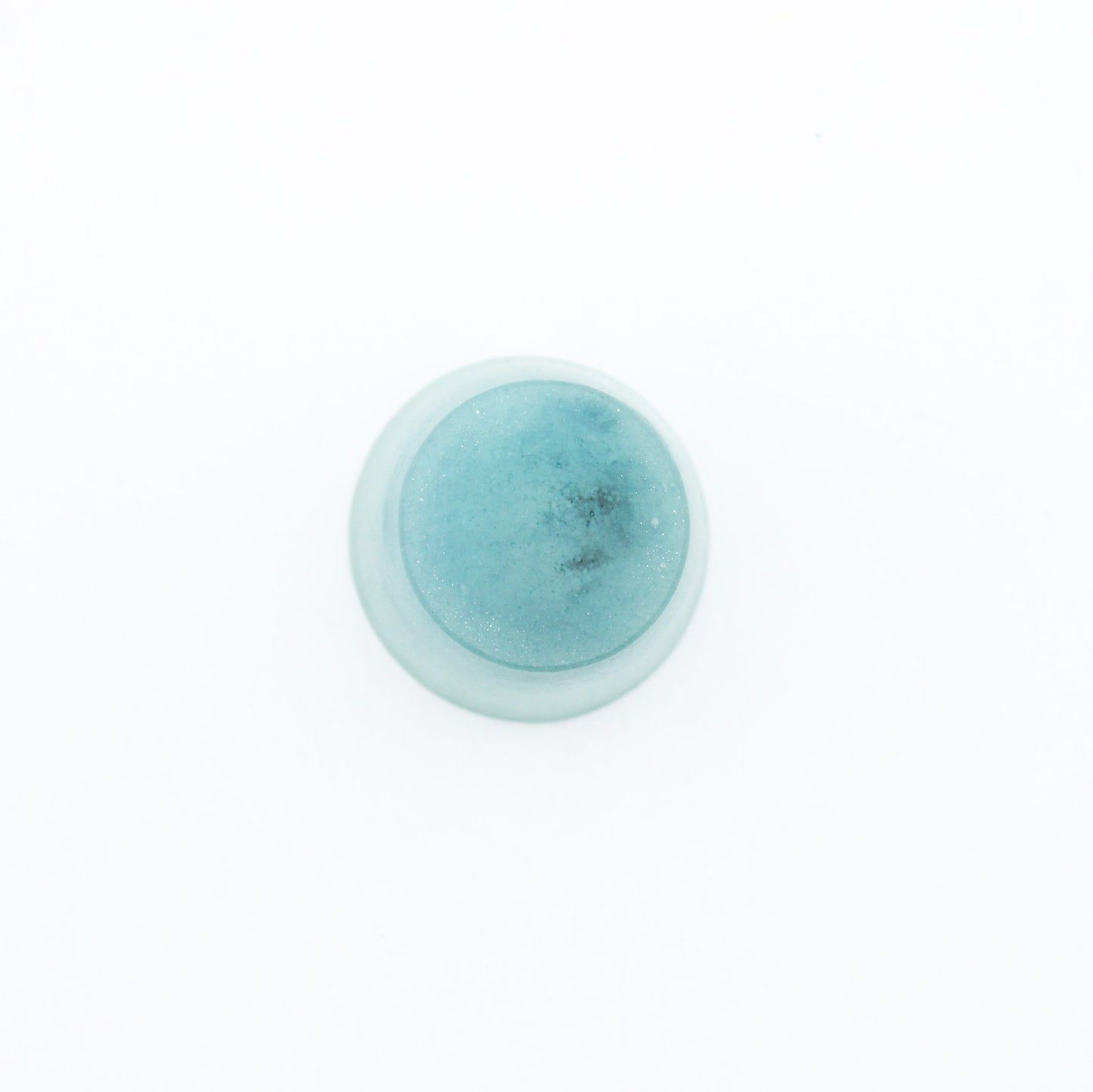SAKE glass _glass casting deep green _Yohei Goto