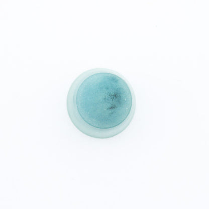 SAKE glass _glass casting deep green _Yohei Goto