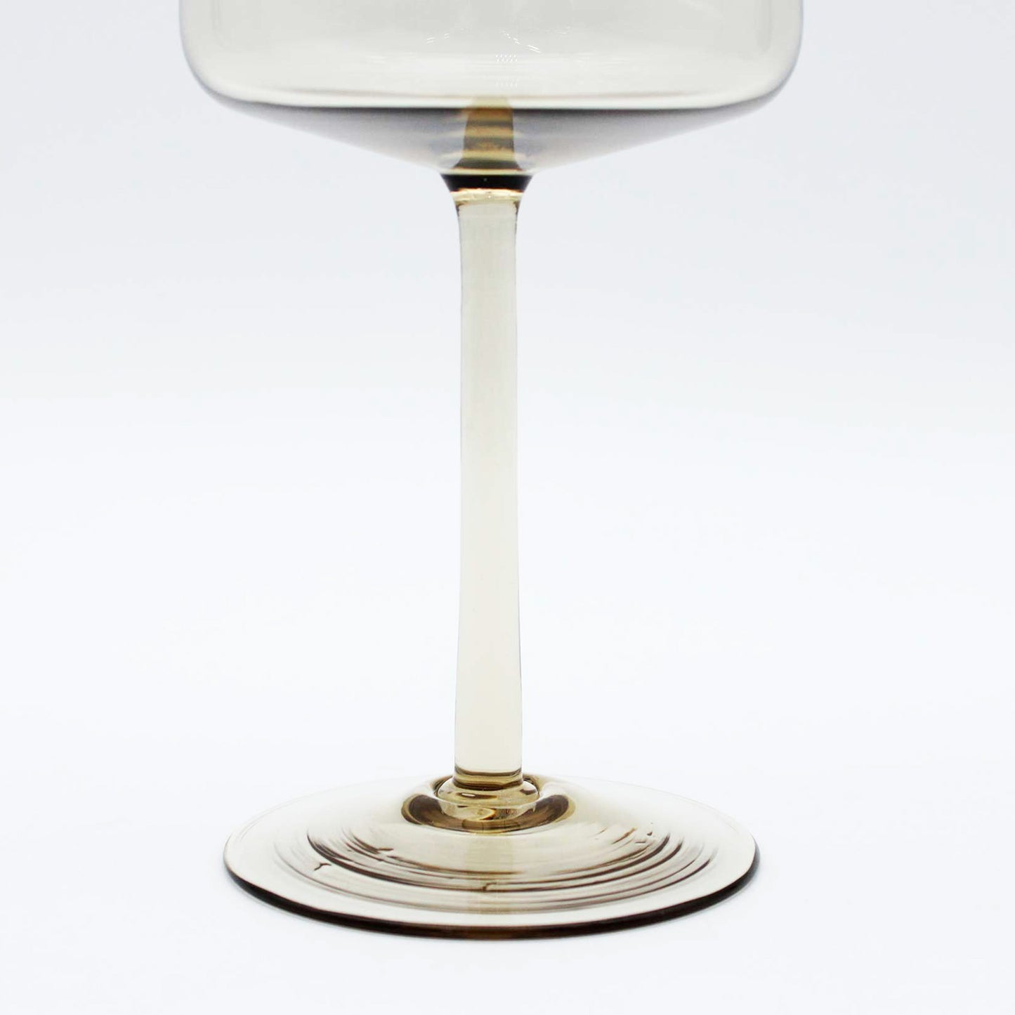 Wine Glass Square Amber_Taku Eiki