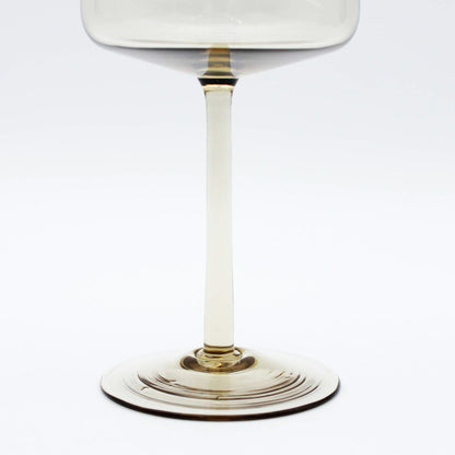 Wine Glass Square Amber_Taku Eiki