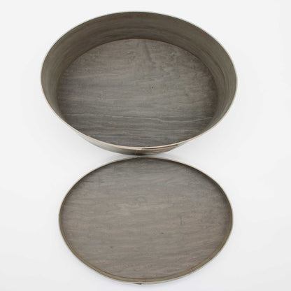 OVAL BOX R #8 Natural Dye