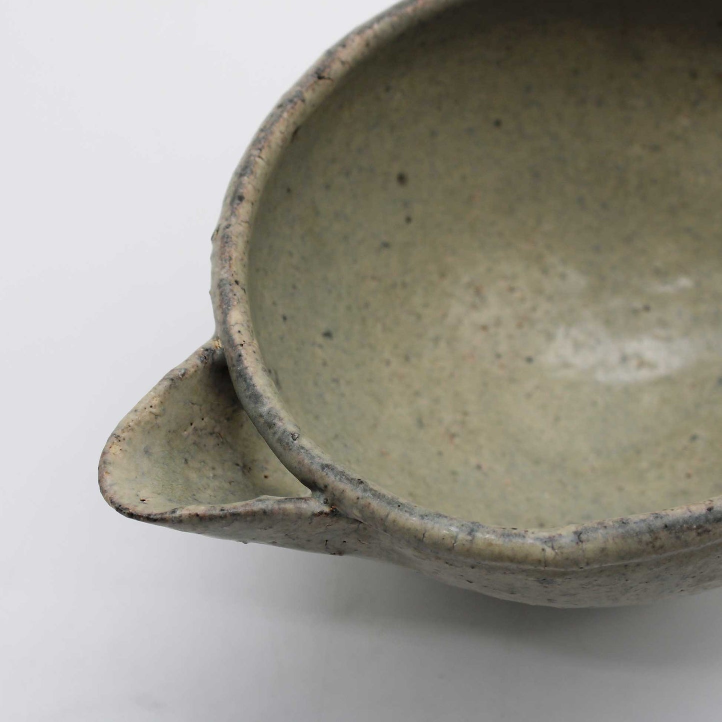 Pine Ash Glaze Lipped Bowl 59A_Toru Hatta
