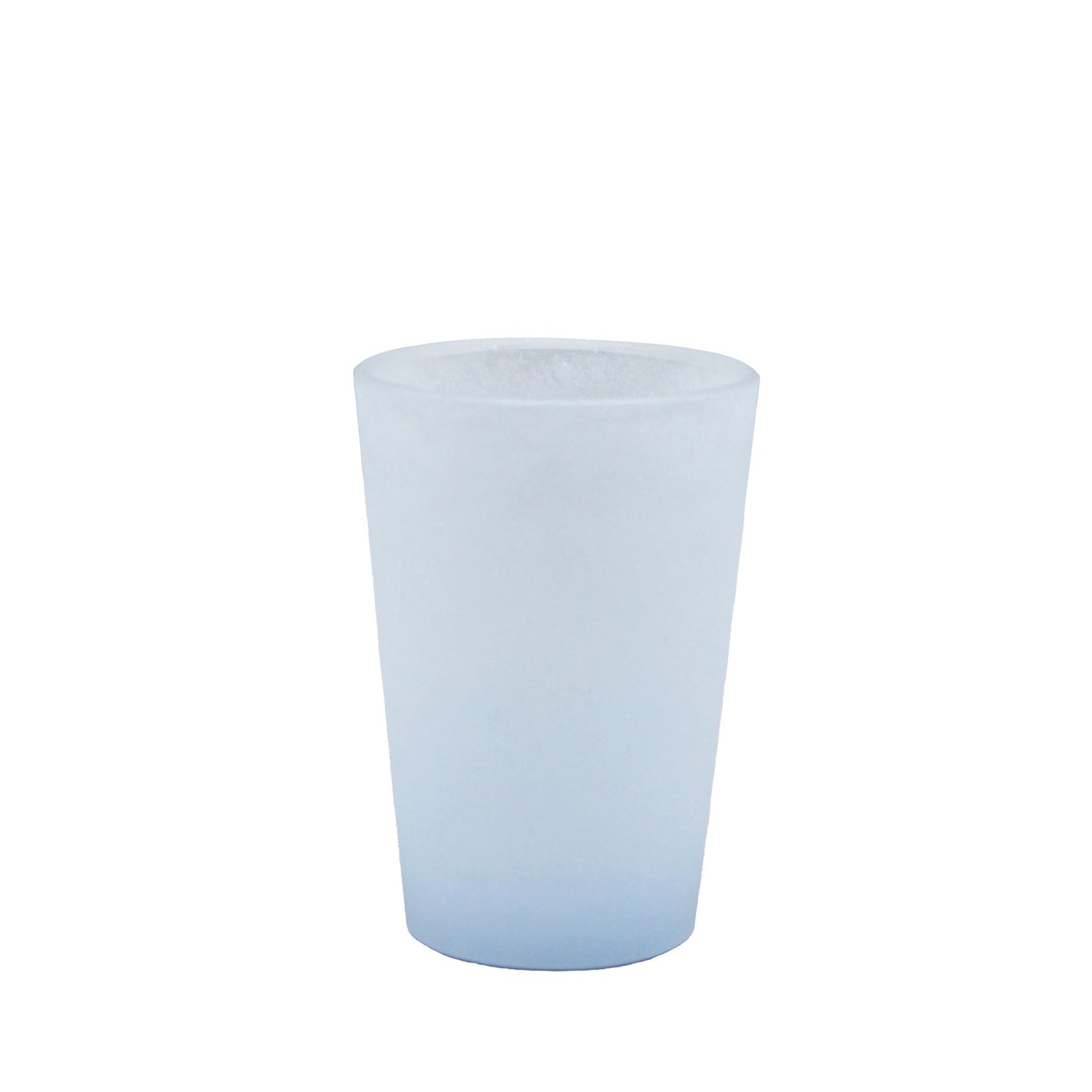 SAKE glass _glass casting pale blue_Yohei Goto