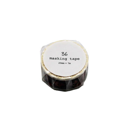 Masking Tape Food Education Pattern