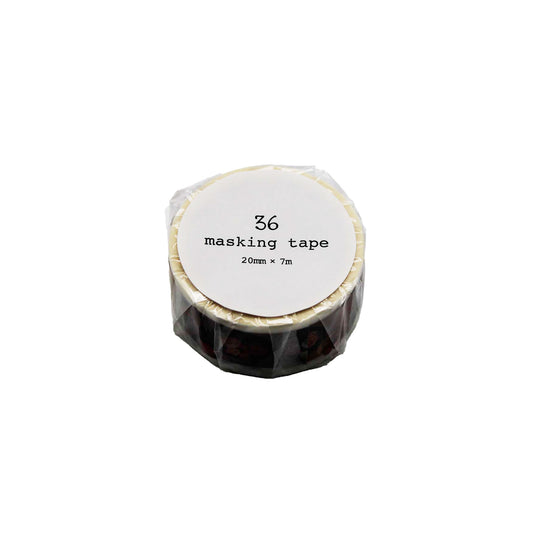 Masking Tape Food Education Pattern