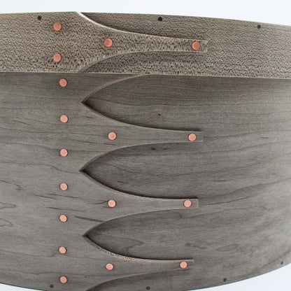 OVAL BOX R #8 Natural Dye