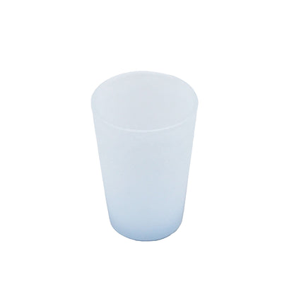 SAKE glass _glass casting pale blue_Yohei Goto