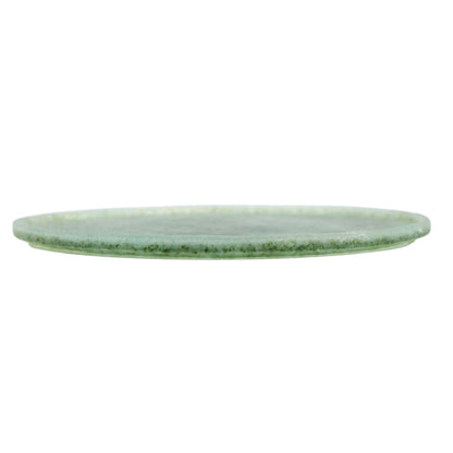 plate M_glass casting deep green_Yohei Goto