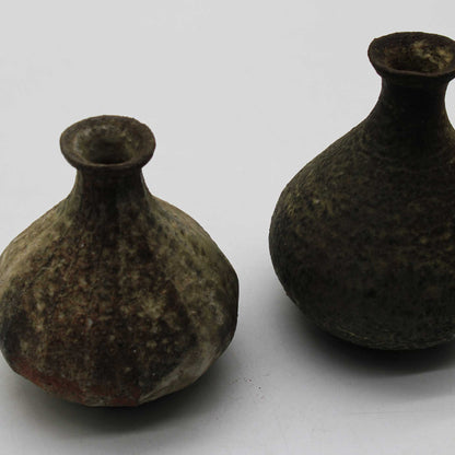 Sake bottleAsh Glaze 603_Michikazu Sakai