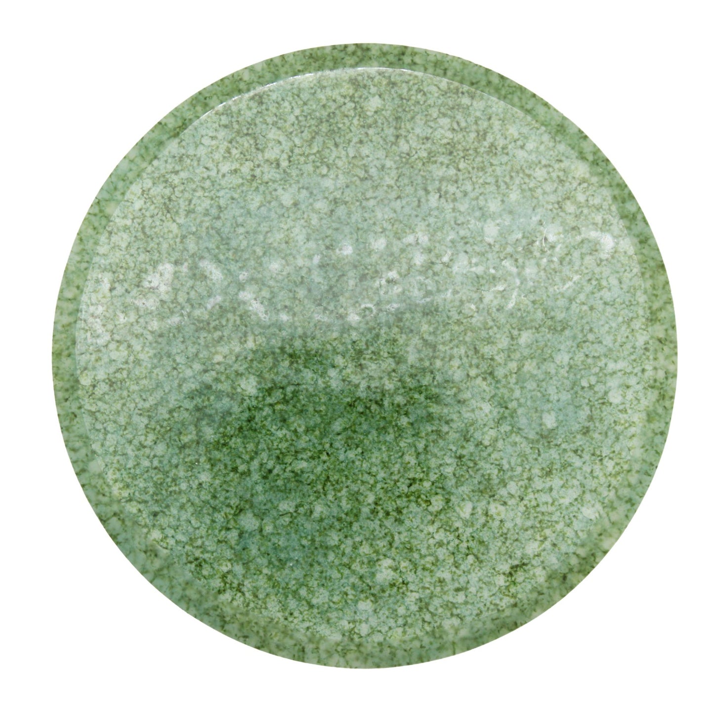 plate M_glass casting deep green_Yohei Goto