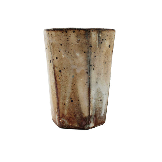 Kohiki Hexagonal Yunomi 57A_Michikazu Sakai