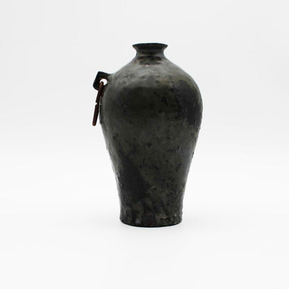 Vase Black Glaze B 604_Toru Hatta