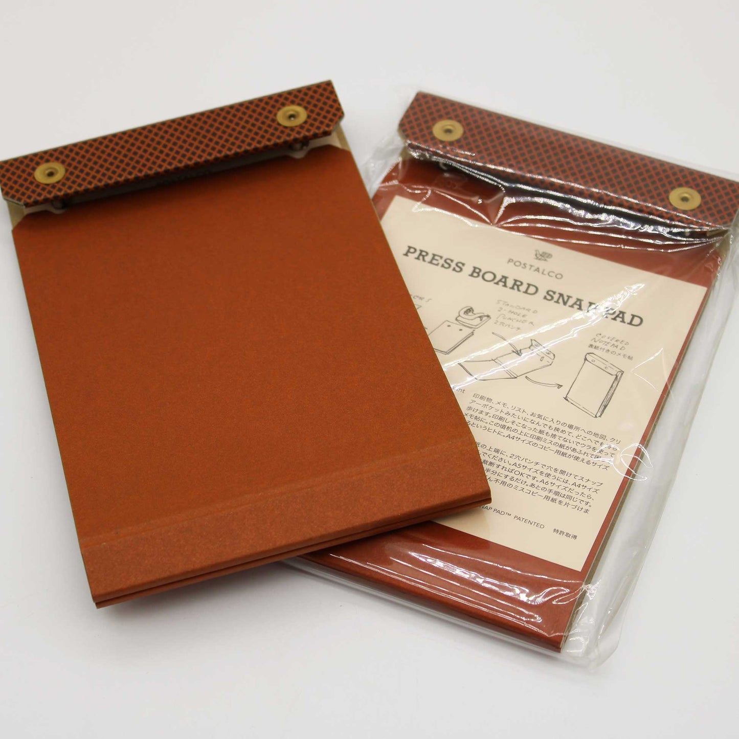 Press Board Snap Pad A6 Brick Red