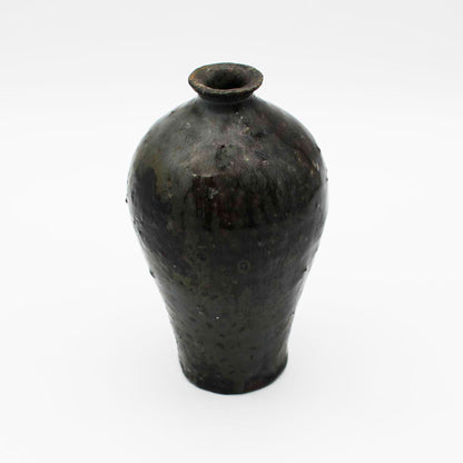 Vase Black Glaze B 604_Toru Hatta