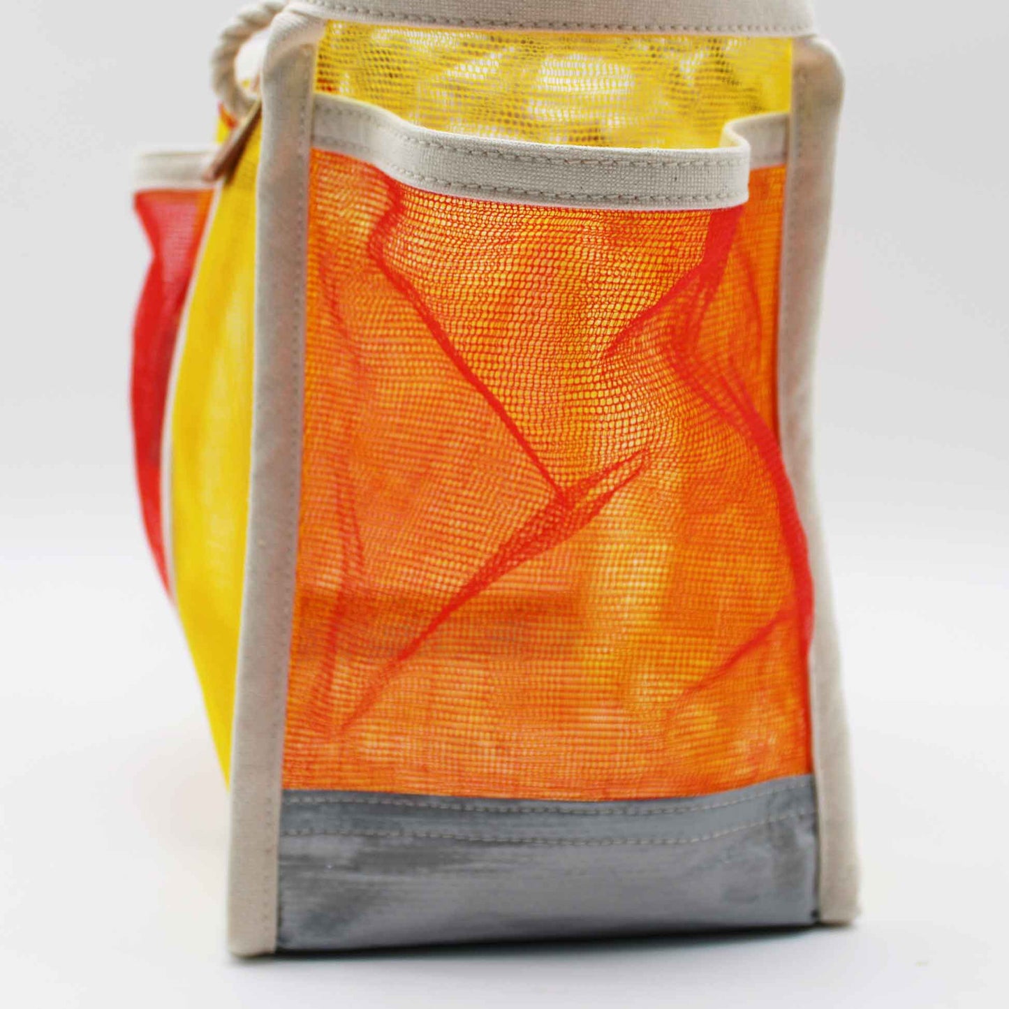 Orange net KNOT Bag Tool Tote M  YEL
