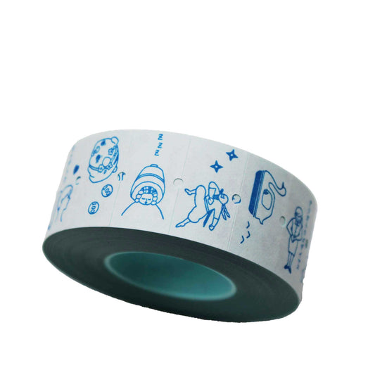 Label Roll Seal 8 Designs Illustration