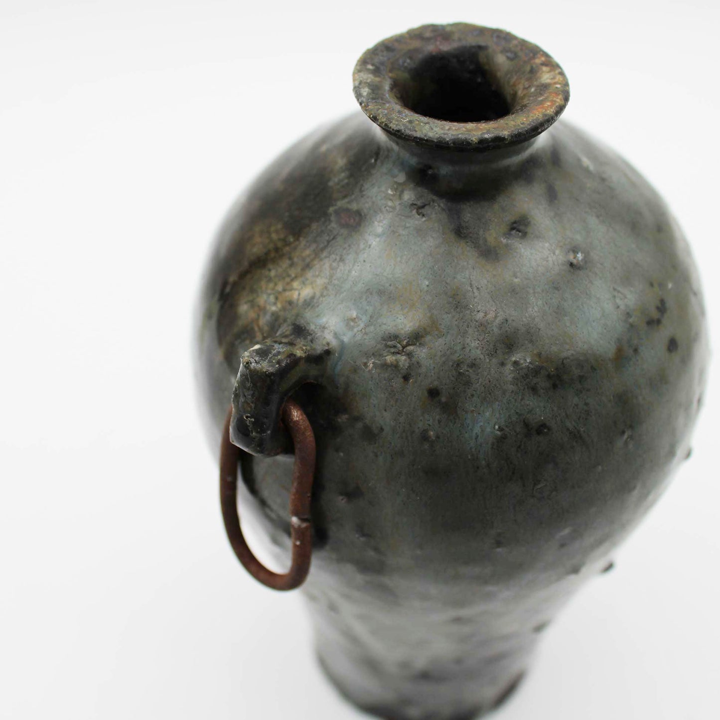 Vase Black Glaze B 604_Toru Hatta
