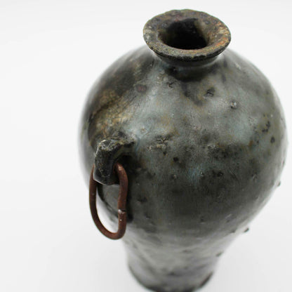 Vase Black Glaze B 604_Toru Hatta