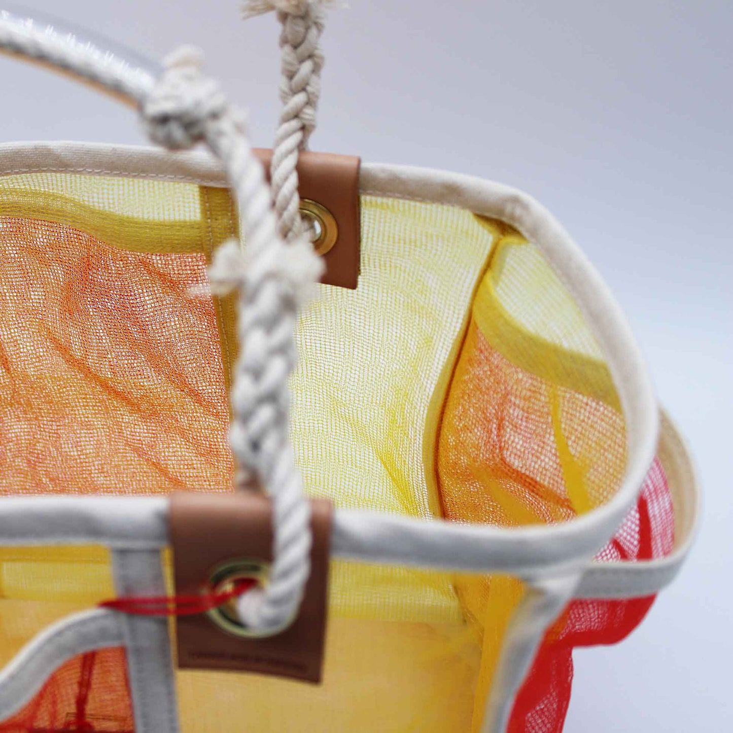 Orange net KNOT Bag Tool Tote M  YEL