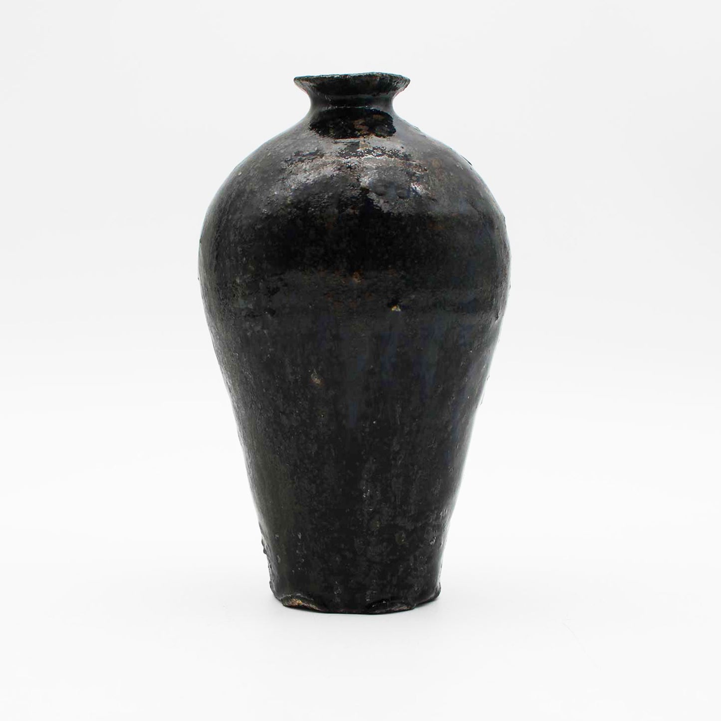 Vase Black Glaze B 604_Toru Hatta