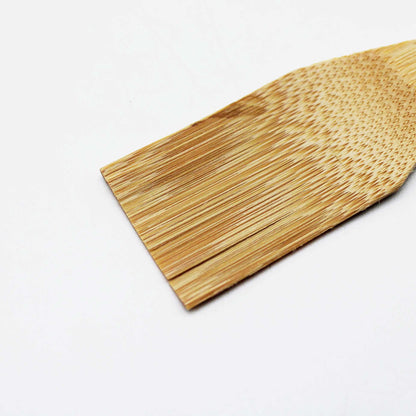 Close-up of the resilient natural bamboo bristles on Matsunoya grater cleaning scraper