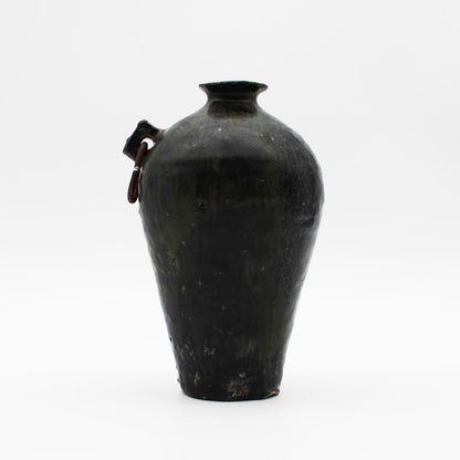 Vase Black Glaze B 604_Toru Hatta