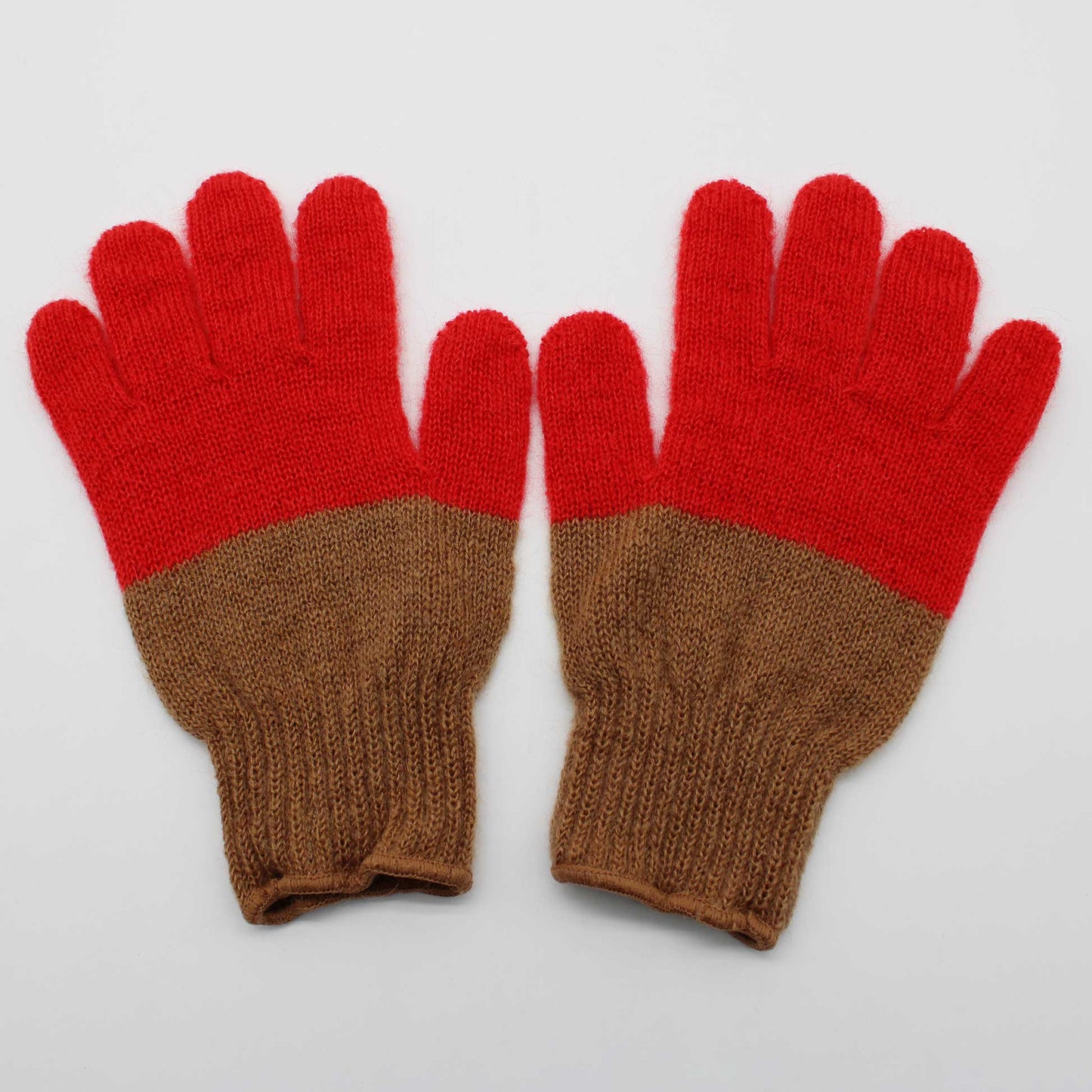 GUNTE MOHAIR RED×CAMEL M