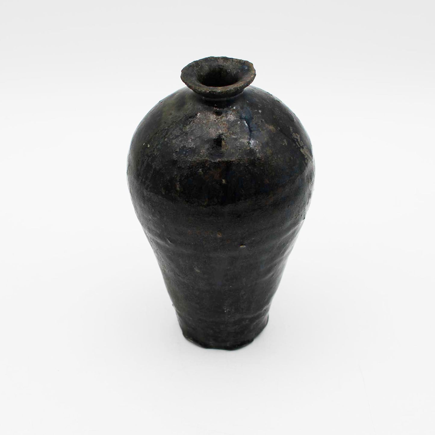 Vase Black Glaze B 604_Toru Hatta