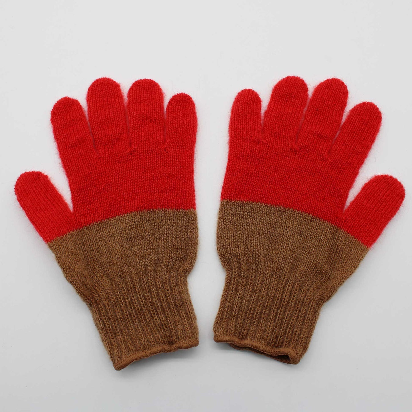 GUNTE MOHAIR RED×CAMEL M