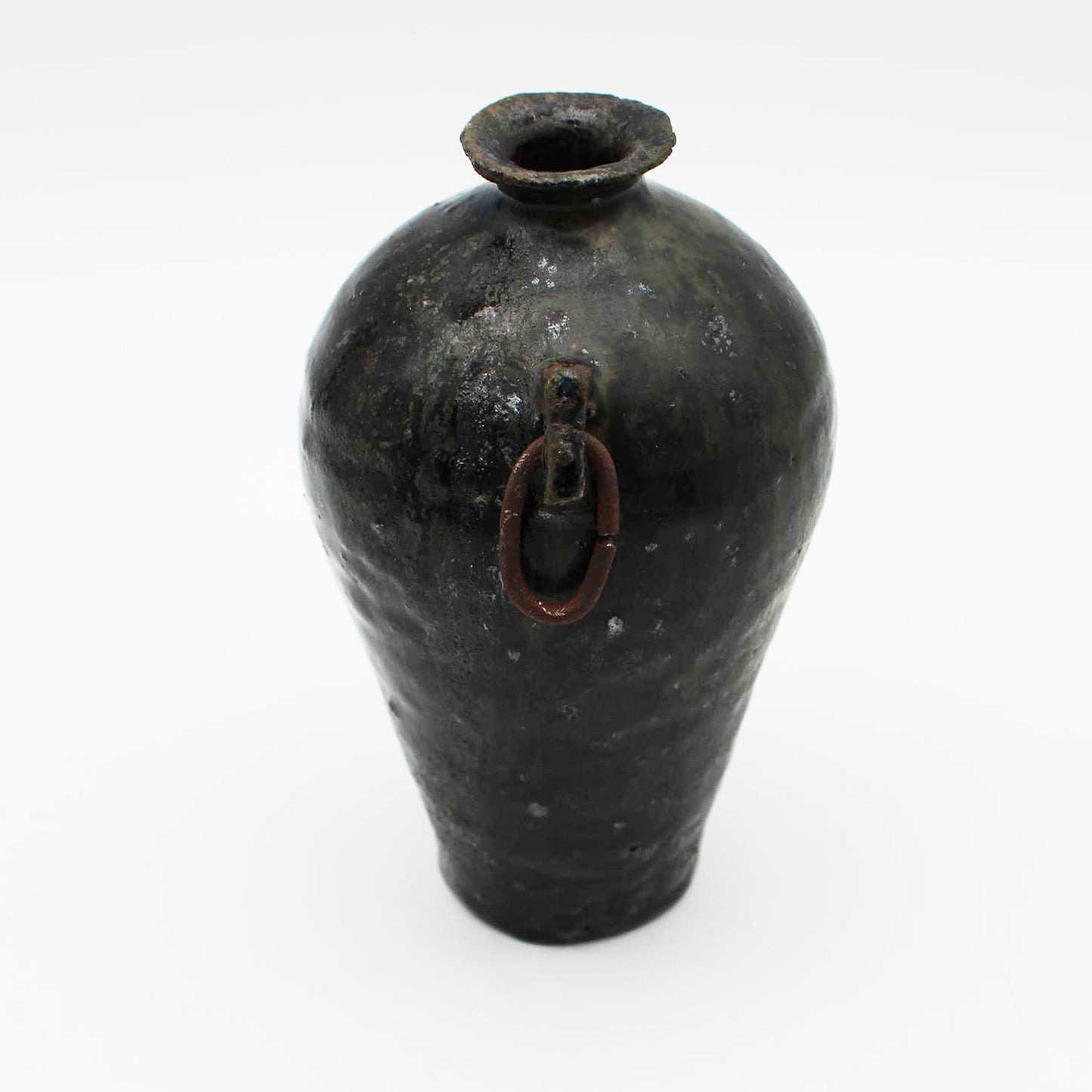 Vase Black Glaze B 604_Toru Hatta