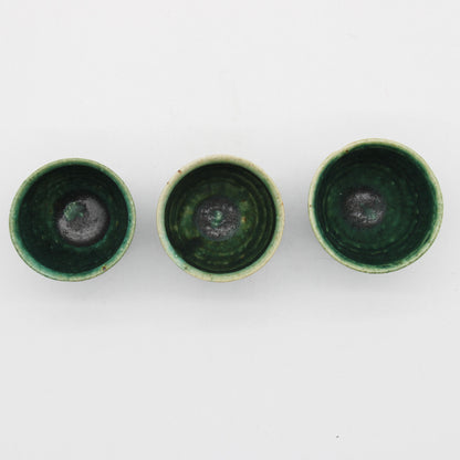 Sake vesselOribe Glaze 603_Michikazu Sakai