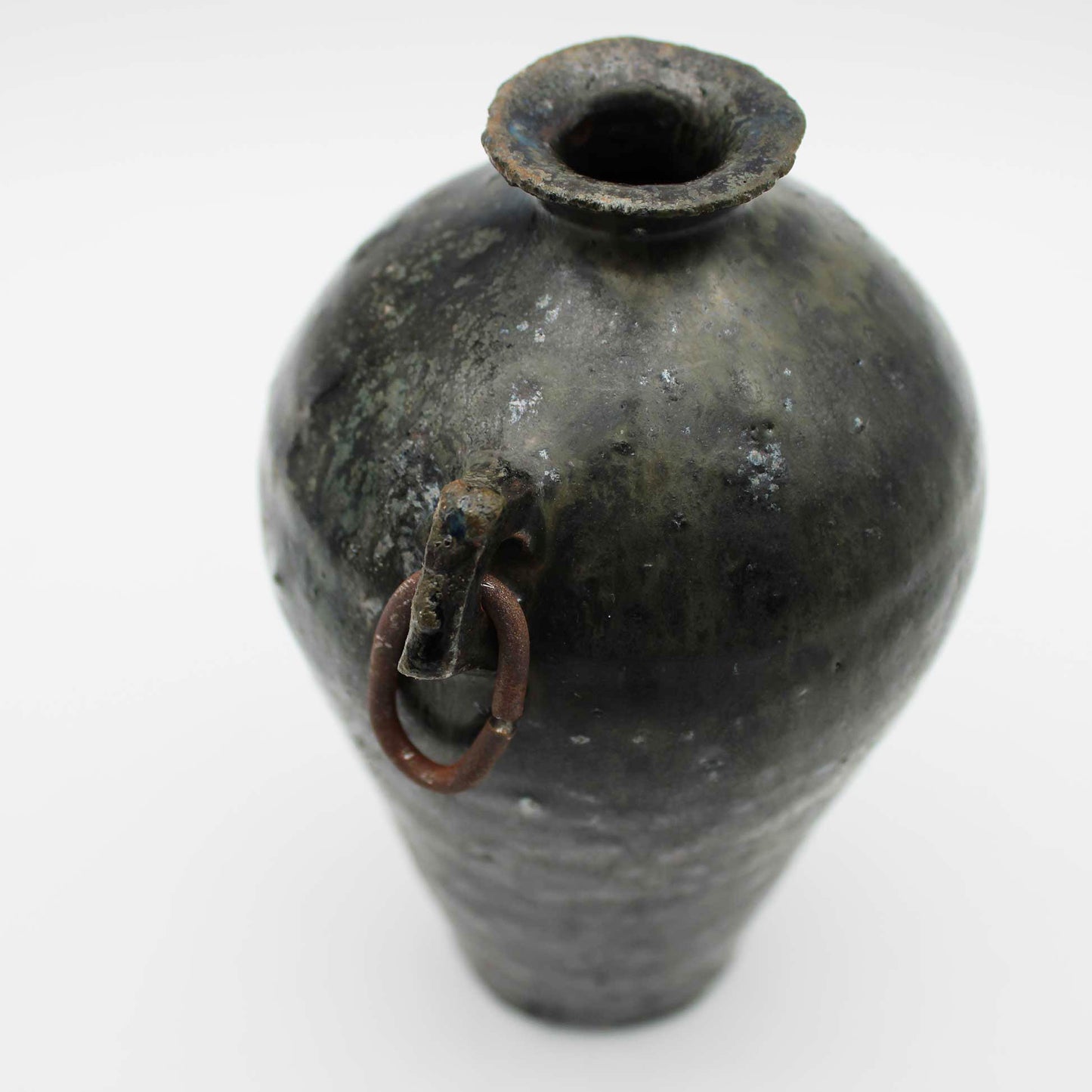 Vase Black Glaze B 604_Toru Hatta