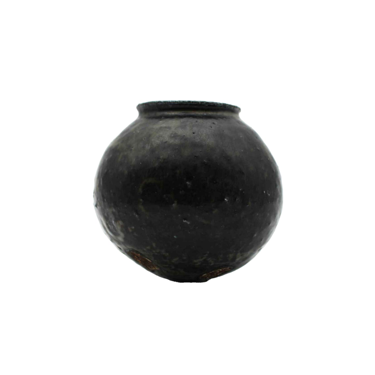 Vase Black Glaze B 604_Toru Hatta