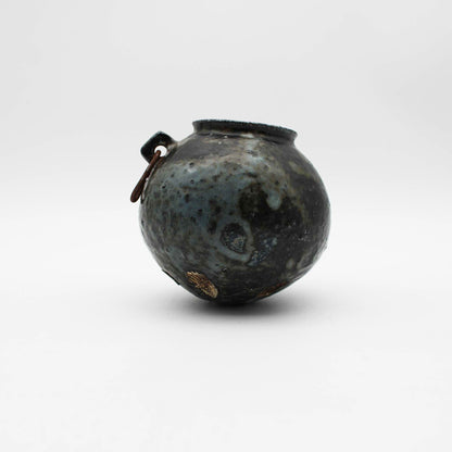 Vase Black Glaze B 604_Toru Hatta