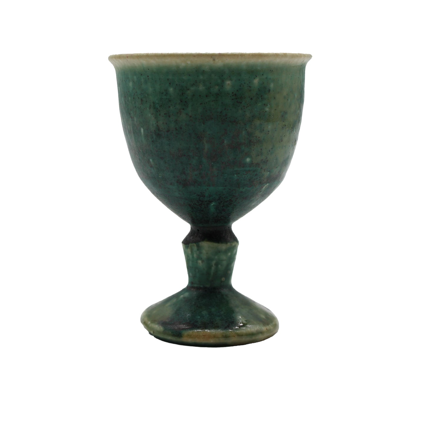 Goblet Oribe Glaze 603_Michikazu Sakai