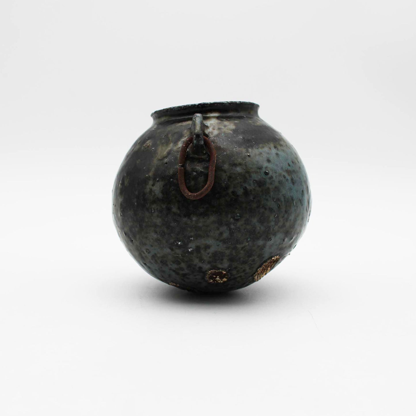 Vase Black Glaze B 604_Toru Hatta
