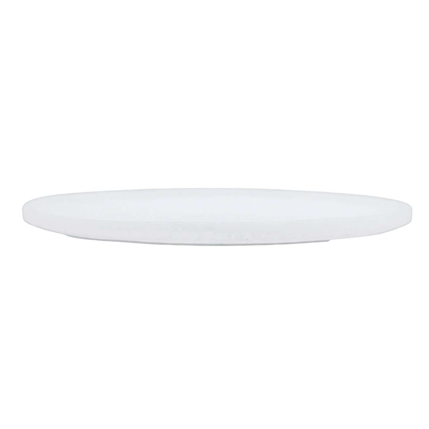 plate M_glass casting white_Yohei Goto