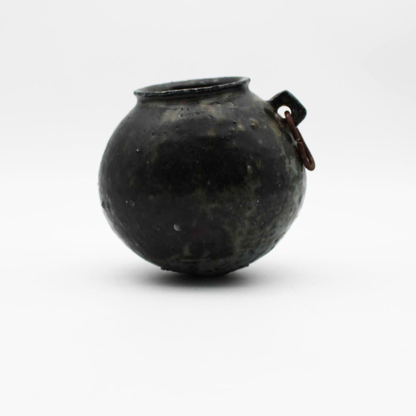 Vase Black Glaze B 604_Toru Hatta