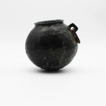 Vase Black Glaze B 604_Toru Hatta