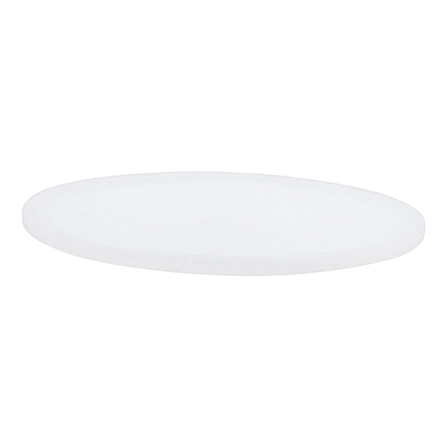 plate M_glass casting white_Yohei Goto